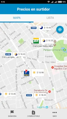 Precios en surtidor android App screenshot 2